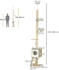 Pawhut Kratzbaum braun Spanplatte B/H/L: ca. 40x40x260 cm