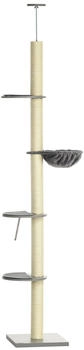 Pawhut Kratzbaum grau Spanplatte B/H/L: ca. 40x40x250 cm