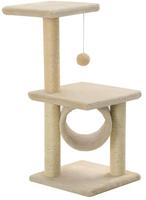 vidaXL Katzen-Kratzbaum Sisal 65 cm Beige