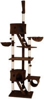 Lionto - Kratzbaum H&ouml;henverstellbar, H&ouml;he 230-250 Cm, Braun