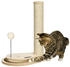 Pawhut Kratzbaum für Kitten inkl. Spielzeug Kugelbahn Kugel mit Feder BxTxH: 35x23x40 cm