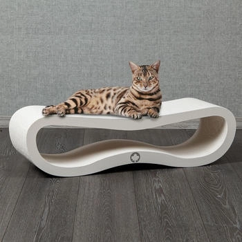 CanadianCat Kratzbrett Orbit 2.0 wei&szlig;