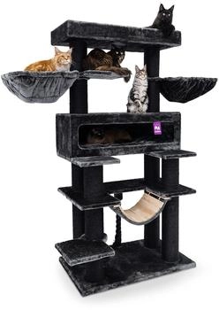 PetRebels Maine Coon Kratzbaum XXL Lookout 198 cm Schwarz