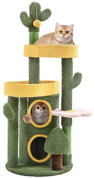 Yaheetech Kaktus Oase-Design Katzenbaum 123 cm hoch