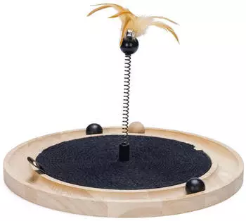 Designed by Lotte Kratzspielzeug Idah aus Holz schwarz