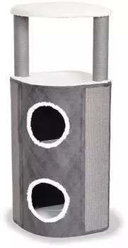 Duvo+ duvoplus Schaber Bert L 42 x 42 x 110 cm grau/weiß Grau/Weiß Katze