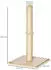 Pawhut 60 cm hoch Kratzstamm für Katzen bis 5 kg mit Sisalseil Beige+Eiche