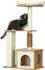 Pawhut 114 cm hoch Katzenbaum mit Katzenhöhle Kitzelsäule Eiche