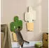 Pawhut Katze 2er Set Katzenkratzbretter aus Juteseil Katzen mit Haken Kratzwand für Katzen im Kakteen-Design 30 x 60 cm