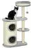 Pawhut 100 cm Katzenturm mit Spielball Sisalstämme große Plattform mehrstöckiger mit Kissen Kletterbaum für Katzen unter 5 kg Grau