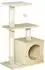 Pawhut mit Sisal Katzenmöbel mit Spielzeug Plüsch Beige Höhe 81,5 cm