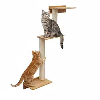 Eyepower Wandkratzbaum 107cm, 3 Plateaus, Sisal (17513)