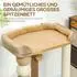 Pawhut 86 cm Katzenbaum mit Spielball für Katzen bis 7 kg Kaffee