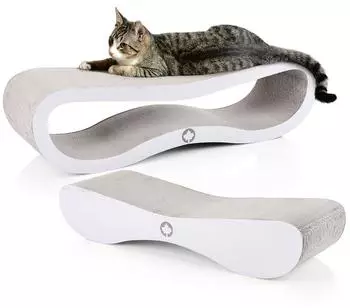 CanadianCat | Set Orbit+Satellite 2.0 White Edition gemasert Katzenm&ouml;bel in wei&szlig;