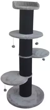 Duvo+ Kratzbaum Gianni grau/schwarz, 60x60x147cm (15317)