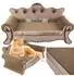 Purlov Katzensofa mit Kratzfunktion 2-in-1, Karton (24285)
