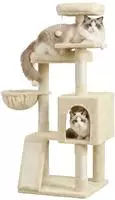 FEANDREA Katzenbaum mit Plattform 96cm beige