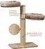 Dobar Sleepy Kratzbaum Sisal/Plüsch, cappuccino (35256FSCe)