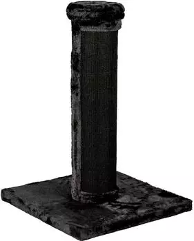 Dobar Scratchy Kratzbaum Sisal, Pl&uuml;sch, schwarz (35258FSCe)