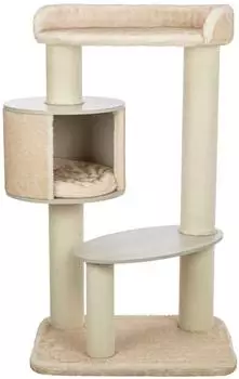 Trixie Kiara XXL Kratzbaum mit H&ouml;hle, 135cm, creme (48152)