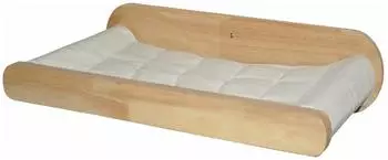 Nanook Katzen-Wandliegeplatz mit Hängematte, Holz, zur Wandmontage
