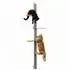 Eyepower Wandkratzbaum 205cm 4 Bambus-Plateaus Sisal (17607)