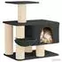 vidaXL Kratzbaum mit Sisal-Kratzsäulen, dunkelgrau, 96cm (42033056)