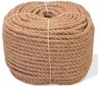 vidaXL Seil 100% Jute 12 mm 100 m