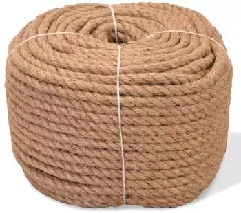 vidaXL Seil 100% Jute 12mm 100m (91274)