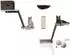 Rohrschneider Katzen Kletterwand 8er Set + 2 Extra Spielkugeln grau