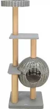 Trixie Amalia Outdoor-Kratzbaum gro&szlig;, 143cm, grau (48200)