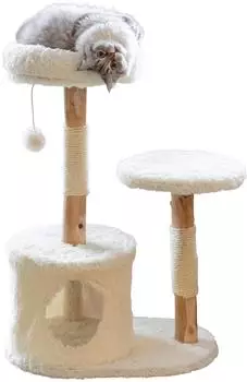 Kerbl Lucia Kratzbaum wei&szlig;, 92cm (86228)