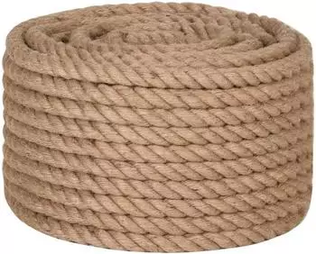 vidaXL Juteseil 100m L&auml;nge 16mm St&auml;rke braun (153763)