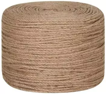 vidaXL Juteseil 250m, 6mm, braun (153741)