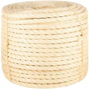 vidaXL Sisal-Seil 100% Sisal, 14mm, 25m (155031)