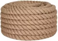 vidaXL Juteseil 10 m L&auml;nge 50 mm St&auml;rke