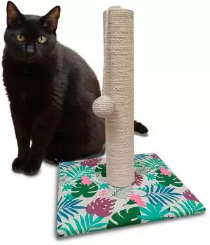 Croci Tropical Kratzpfosten mit hängendem Ball für Katzen (CR-C6021112)