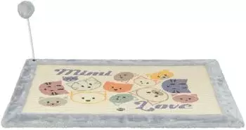 Trixie Kratzmatte Mimi mit Spielzeug, grau, 70&times;45cm (48183)