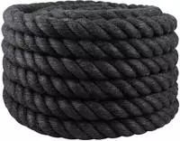 vidaXL Juteseil 400 mm 10 m Schwarz 100% Tossa Jute