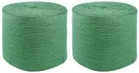 vidaXL 2 stk. 2 mm Gr&uuml;n 100% Tossa Jute