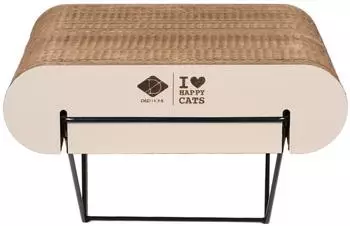 David Douillet I Love Happy Cats "David" Wandregal aus Pappe, braun/beige (433/484470)