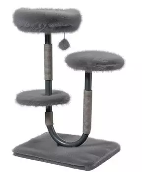 Wiltec Urban Compact Kratzbaum 99cm, grau (66007)