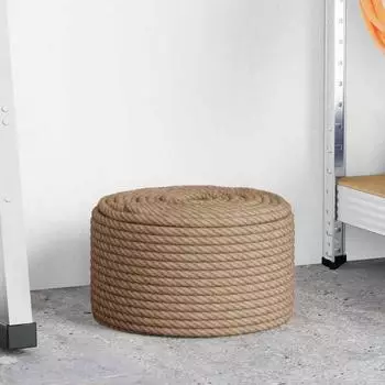 vidaXL Juteseil 100% Jute, 10mm, 100m (91273)