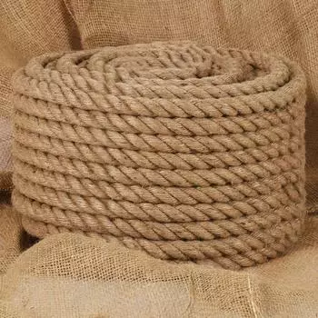 vidaXL Juteseil 25m, 24mm Stärke (153767)