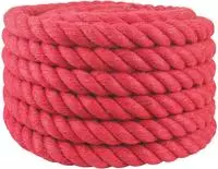 vidaXL Juteseil 50 mm Rot 100% Tossa Jute