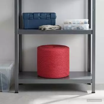 vidaXL Juteseil 12mm rot, 100% Tossa-Jute