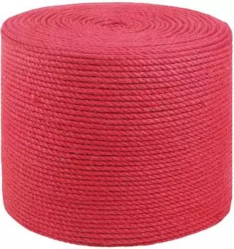 vidaXL Juteseil 6mm, rot, 100% Tossa-Jute
