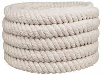 vidaXL Juteseil 300 mm 10 m Wei&szlig; 100% Tossa Jute