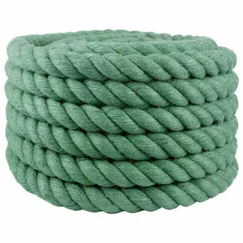 vidaXL Juteseil 50mm gr&uuml;n, 100% Tossa-Jute