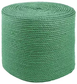 vidaXL Seil 4mm 100% Tossa-Jute, gr&uuml;n